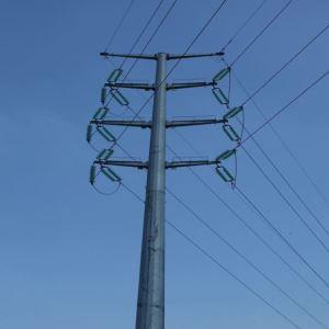 Bitumen Steel Utility Pole For Powerful Line