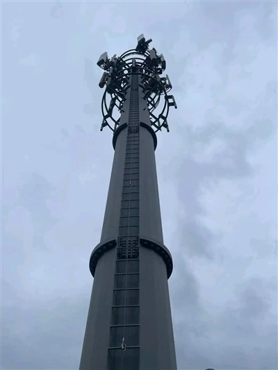Torre di comunicazione a tubo singolo